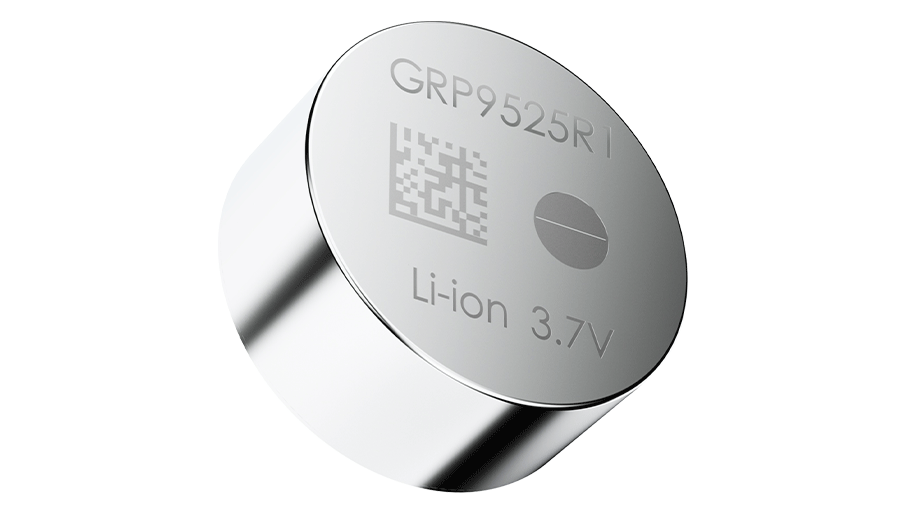 GRP9525R1 3.7V鋰離子紐扣電池