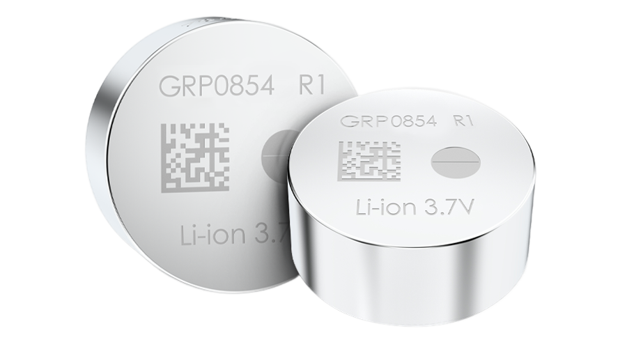 GRP0854R1 3.7V鋰離子紐扣電池