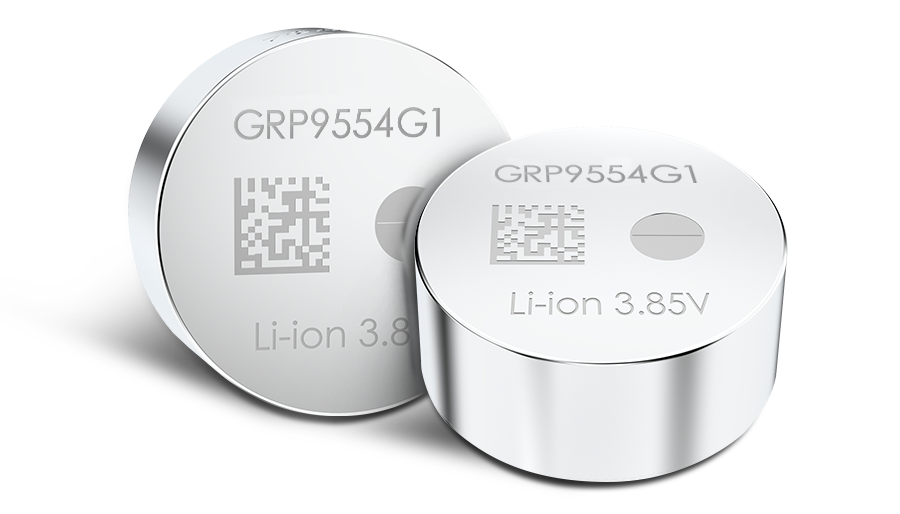 GRP1254G3 3.9V鋰離子紐扣電池